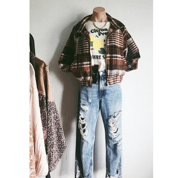 🚨ONLY A FEW SIZES LEFT// Brown multi jacket - Picture 4 of 6